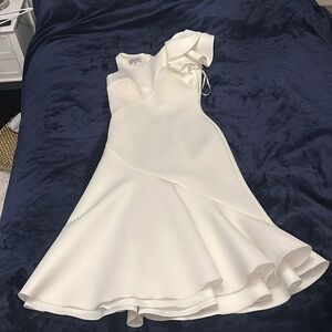 JOVANI WHITE  DRESS SIZE 10 NEW WITH TAGS